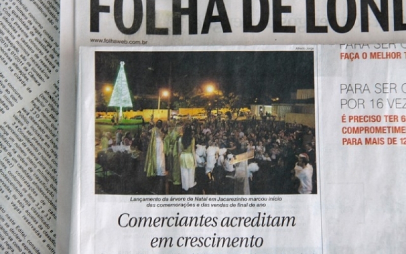 Inauguração da campanha ganha destaque na Folha de Londrina 