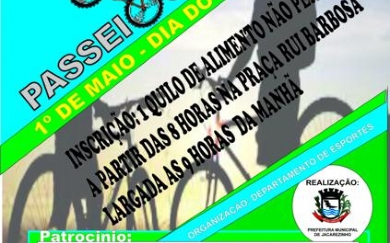 Jacarezinho realiza Passeio Ciclístico no Dia do Trabalhador