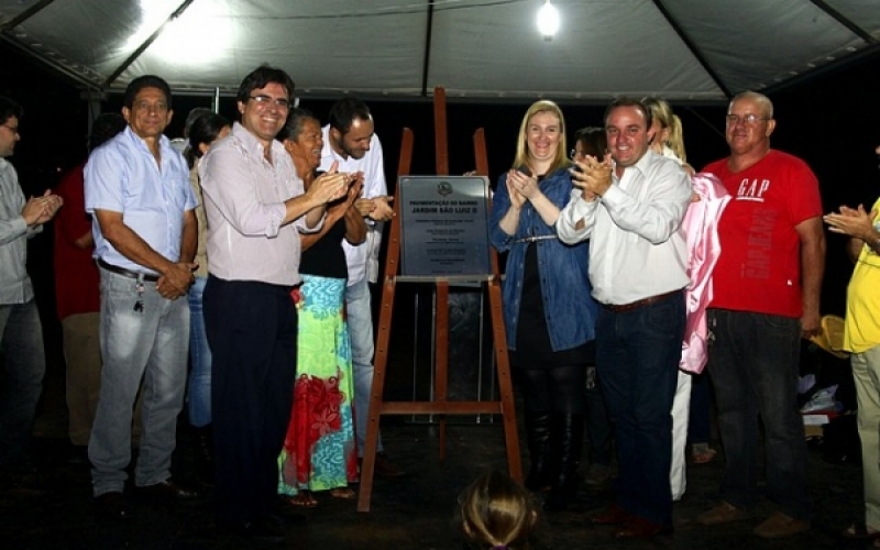 Inaugurado o asfaltamento das ruas do Jardim São Luís 2