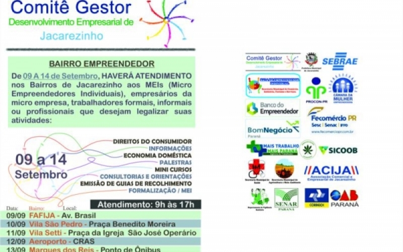 Comitê realiza atividades em 6 regiões de Jacarezinho