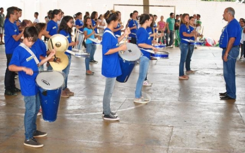 Fanfarra e Banda Municipal participam da 1ª Feira de Ciências Conhecimento e Cultura