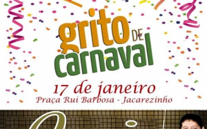 Grito de Carnaval será neste domingo em Jacarezinho