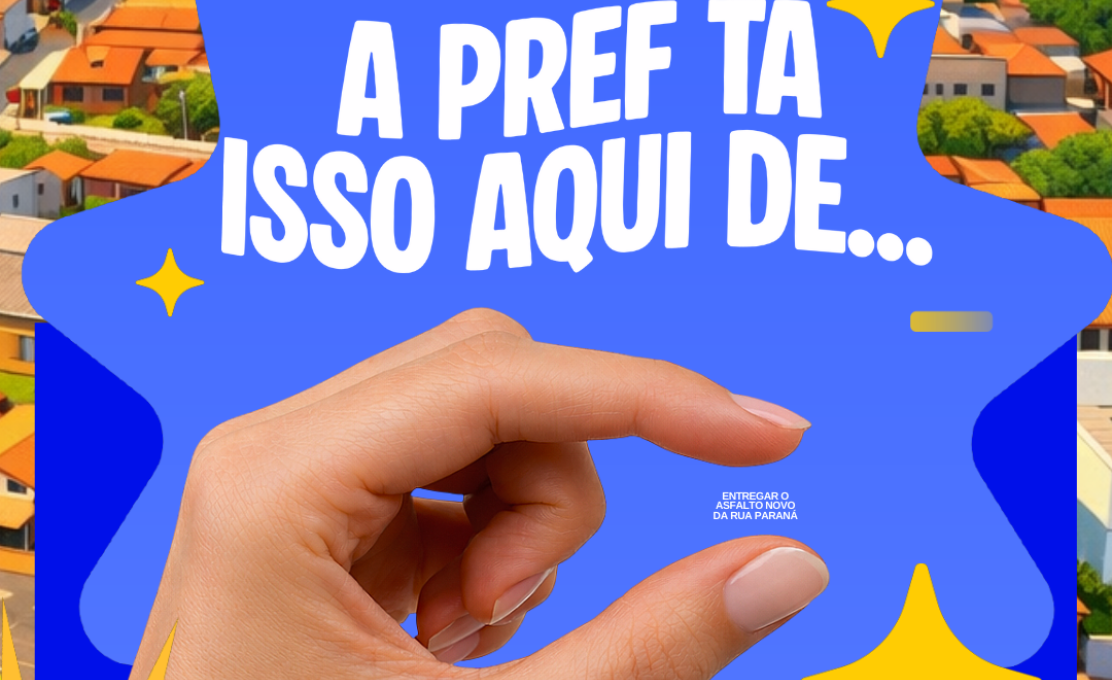 A Pref tá isso aqui de entregar o novo asfalto da Rua Paraná! 