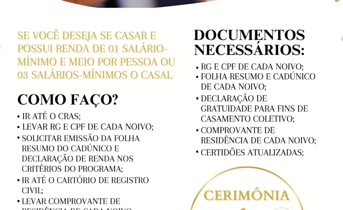 Casamento Comunitário em Jacarezinho!