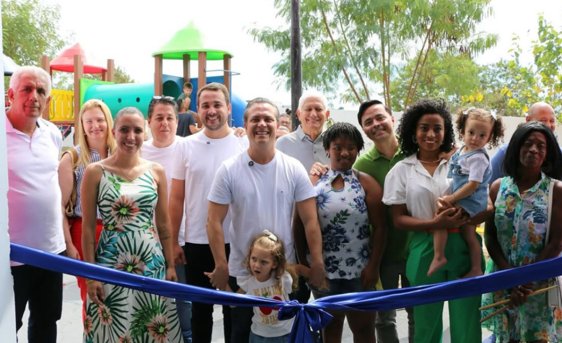 Inauguração do parquinho da Vila Setti é marcada com emoção! 