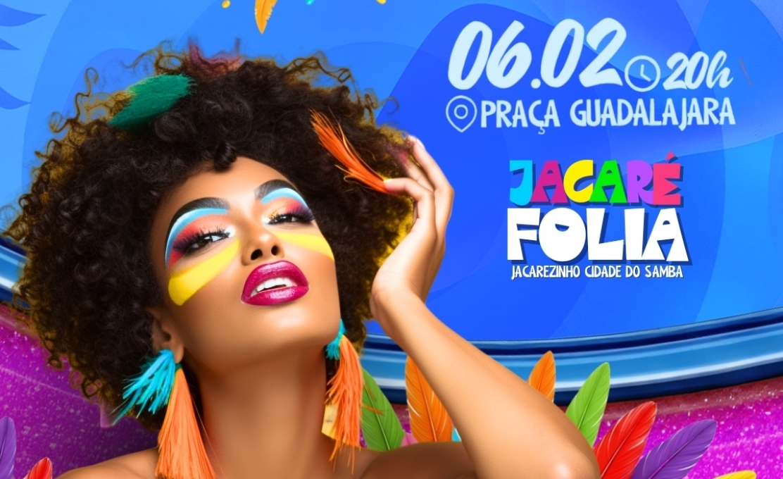 Grito de Carnaval abre a programação do Jacaré Folia 2026 
