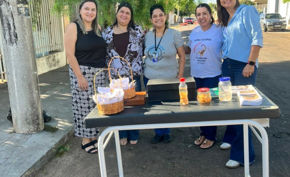 Ação de prevenção contra a Dengue e escopião no Parque Bela Vista