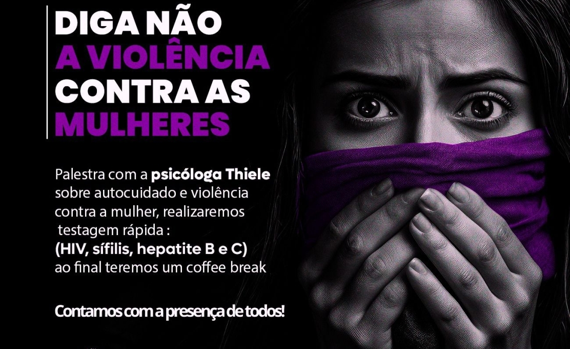 Violência contra a mulher não pode ser ignorada. Diga NÃO!