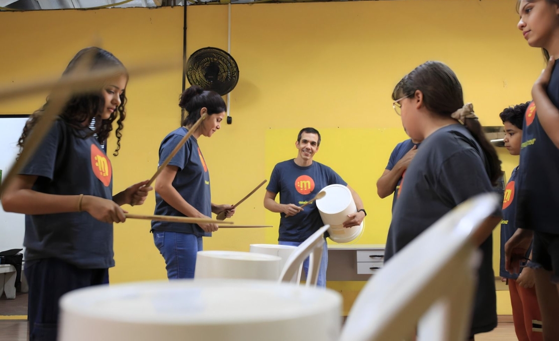 Oficinas musicais integram currículo escolar no município de Jacarezinho