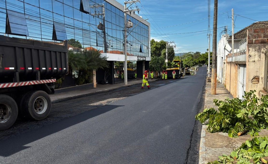 Confira o avanço das obras de recape na Rua do Rosário! 