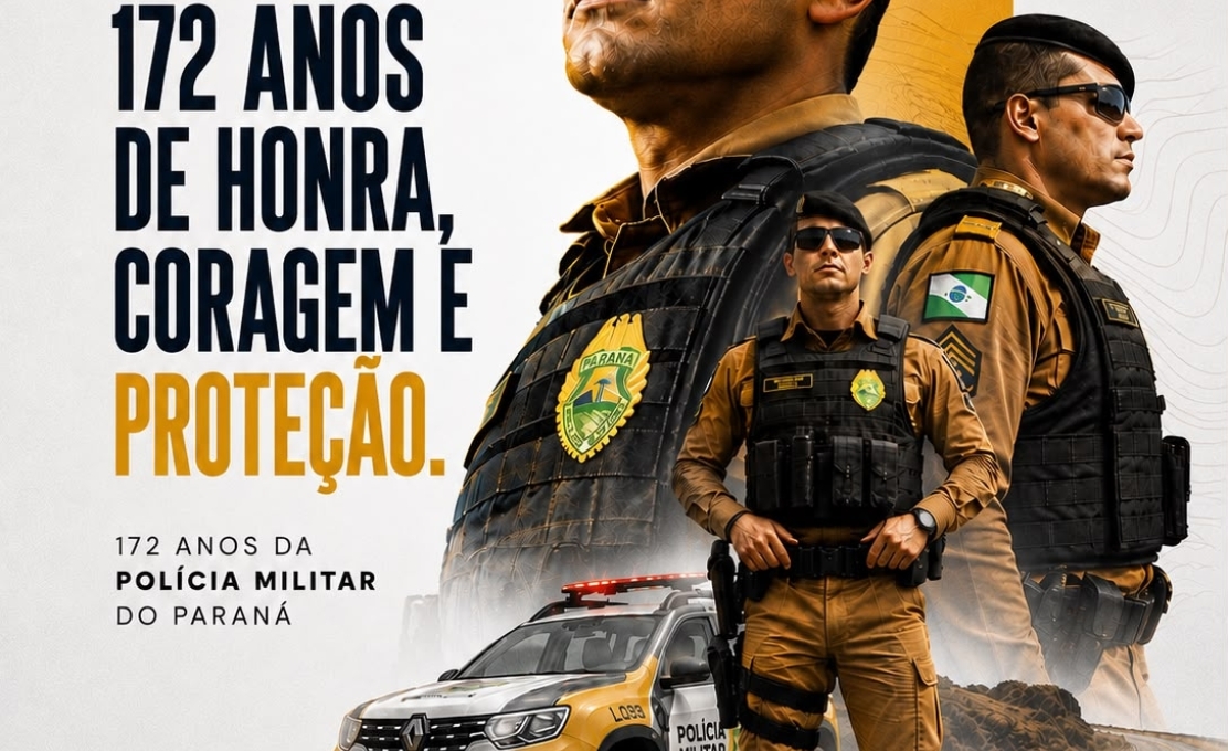 172 anos da Polícia Militar do Paraná: honra, coragem e proteção