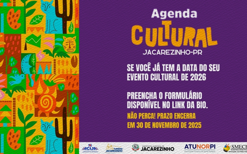 JACAREZINHO VAI RESPIRAR CULTURA E TURISMO EM 2026!