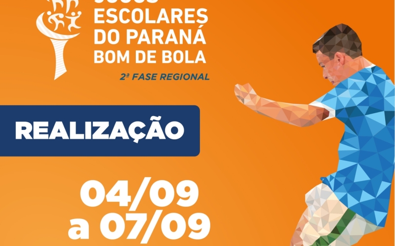 BOM DE BOLA Jacarezinho recebe a 2ª Fase Regional dos Jogos Escolares do Paraná 