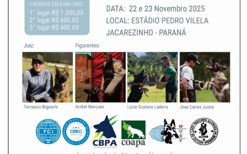 Campeonato Regional Sul de cães e adestramento 2025 
