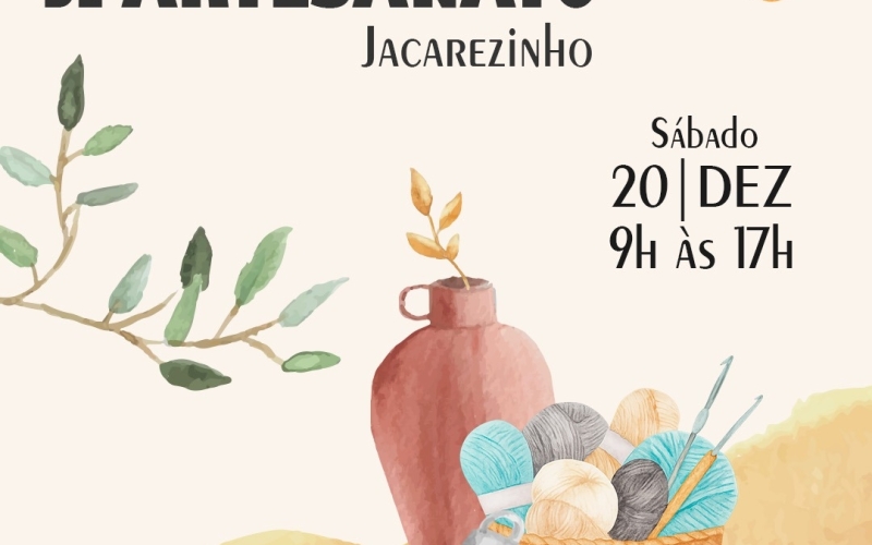 Prefeitura de Jacarezinho realiza Feira Municipal de Artesanato em edição piloto
