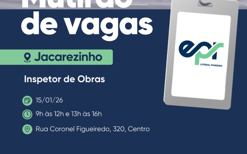 Vem aí o Multirão de Empregos em Jacarezinho!