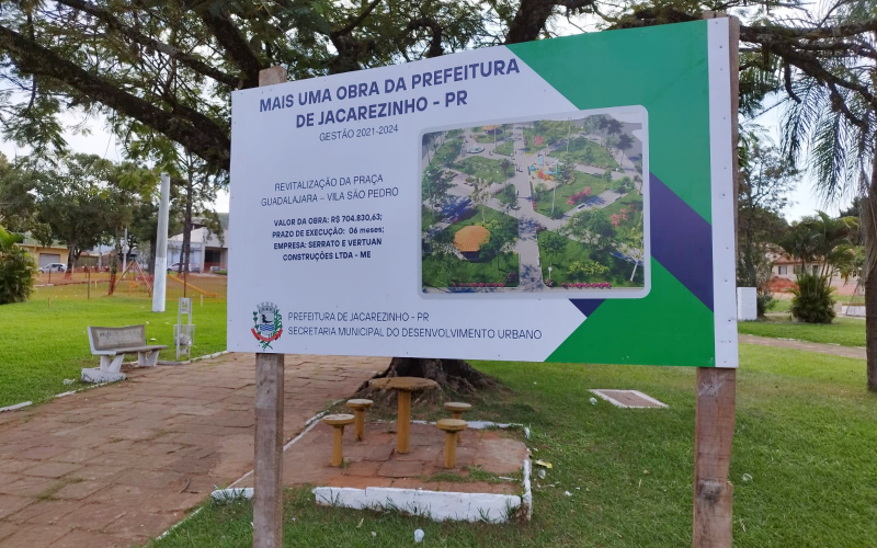 Iniciada revitalização da Praça Benedito Moreira
