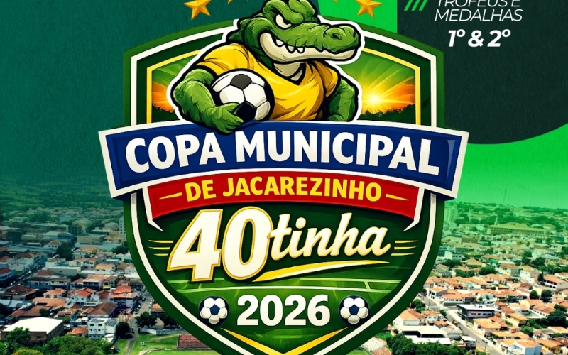 Vem aí a Copa 40tinha 2026 em Jacarezinho!
