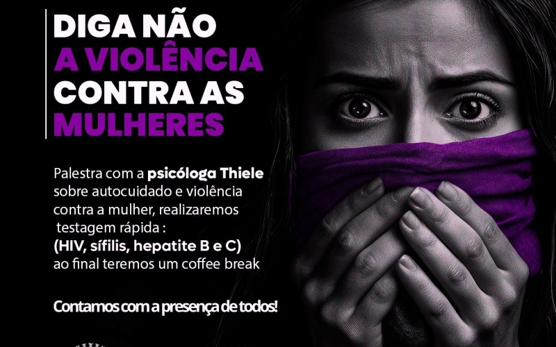 Violência contra a mulher não pode ser ignorada. Diga NÃO!