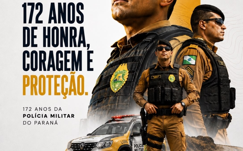 172 anos da Polícia Militar do Paraná: honra, coragem e proteção