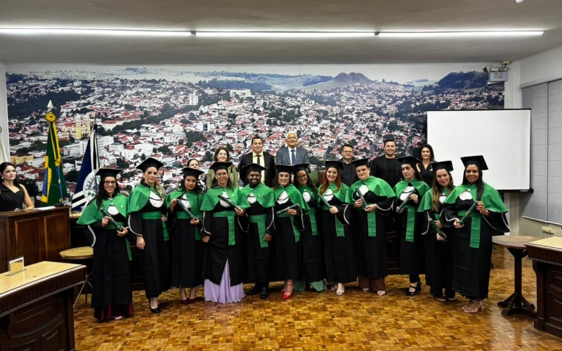 Formatura dos alunos do Curso Técnico em Saúde Bucal!